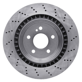 R1 Concepts® - Drilled 1-Piece Rear Brake Rotor