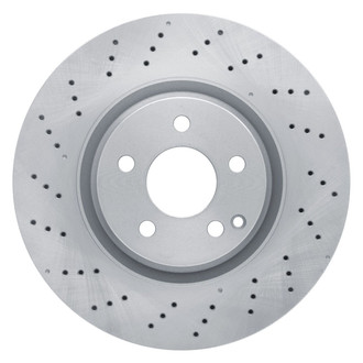 R1 Concepts® - Drilled 1-Piece Front Brake Rotor