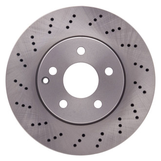 R1 Concepts® - Drilled 1-Piece Front Brake Rotor