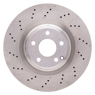 R1 Concepts® - Drilled 1-Piece Front Brake Rotor