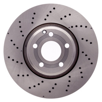 R1 Concepts® - Drilled 1-Piece Front Brake Rotor