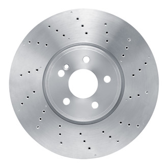 R1 Concepts® - Drilled 1-Piece Front Brake Rotor