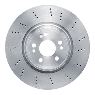 R1 Concepts® - Drilled 1-Piece Front Brake Rotor