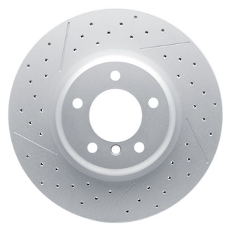 R1 Concepts® - Carbon GEOMET Series Drilled & Slotted Brake Rotors