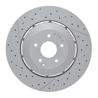 R1 Concepts® - Carbon GEOMET Series Drilled & Slotted Brake Rotors