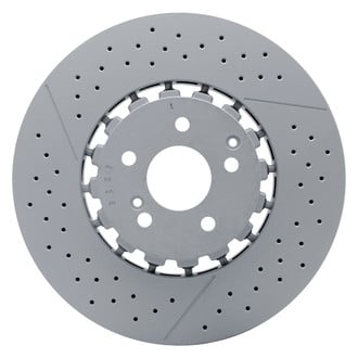 R1 Concepts® - Carbon GEOMET Series Drilled & Slotted Brake Rotors