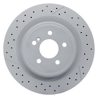 R1 Concepts® - Carbon GEOMET Series Drilled & Slotted Brake Rotors