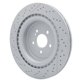 R1 Concepts® - Carbon GEOMET Series Drilled & Slotted Brake Rotors