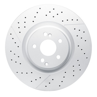 R1 Concepts® - Carbon GEOMET Series Drilled & Slotted Brake Rotors