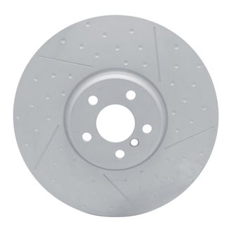R1 Concepts® - Carbon GEOMET Series Dimpled and Slotted Brake Rotors