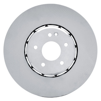 R1 Concepts® - Carbon GEOMET™ Plain 1-Piece Front Driver Side Brake Rotor