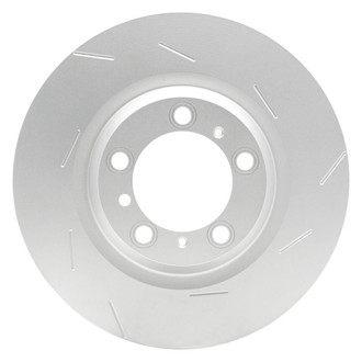 R1 Concepts® - Carbon GEOMET™ Slotted 1-Piece Rear Passenger Side Brake Rotor