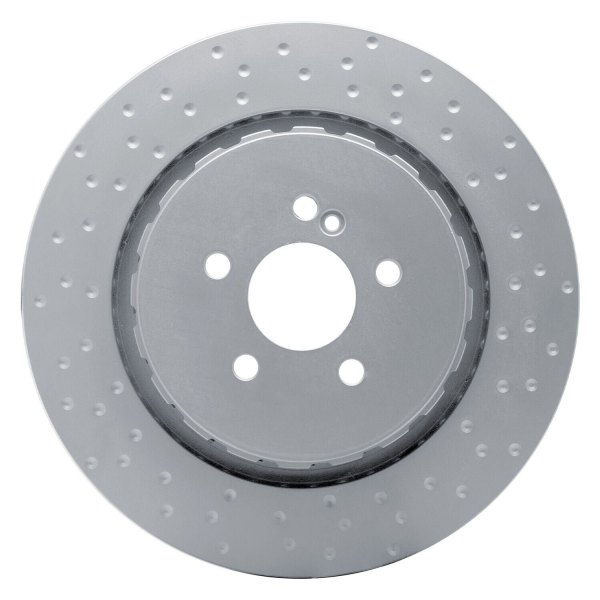R1 Concepts® - Carbon GEOMET™ Dimpled 1-Piece Rear Brake Rotor