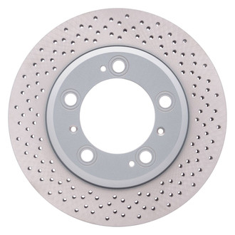 R1 Concepts® - Carbon GEOMET™ Drilled 1-Piece Rear Brake Rotor