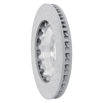 R1 Concepts® - GEO-Carbon™ Drilled 1-Piece Front Passenger Side Brake Rotor
