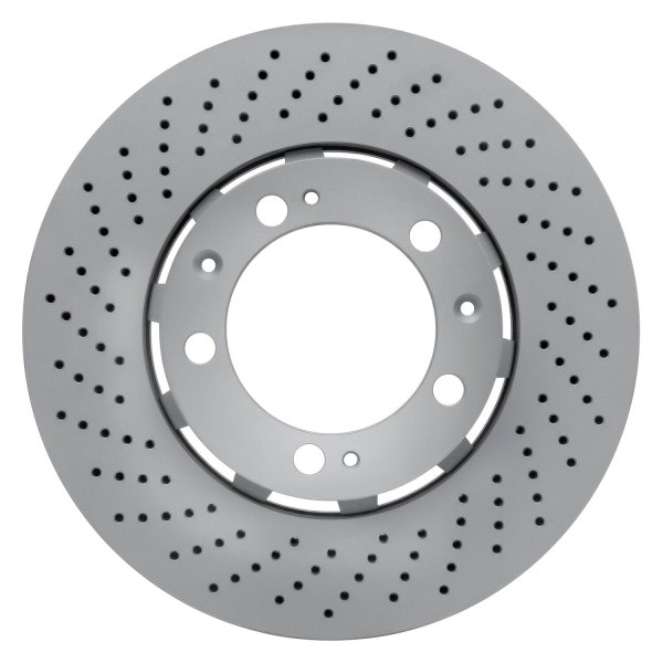 R1 Concepts® - Carbon GEOMET™ Drilled 1-Piece Front Brake Rotor