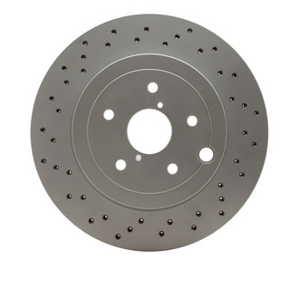 R1 Concepts® - Carbon GEOMET™ Drilled 1-Piece Rear Brake Rotor