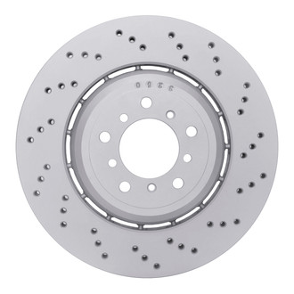 R1 Concepts® - GEO-Carbon™ Drilled 1-Piece Front Passenger Side Brake Rotor
