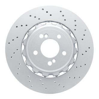 R1 Concepts® - GEO-Carbon™ Drilled 1-Piece Rear Passenger Side Brake Rotor
