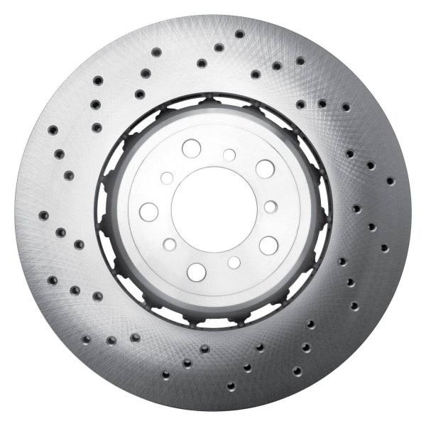 R1 Concepts® - Carbon GEOMET™ Drilled 1-Piece Front Brake Rotor