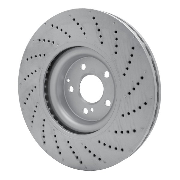 R1 Concepts® - Carbon GEOMET™ Drilled 1-Piece Front Brake Rotor