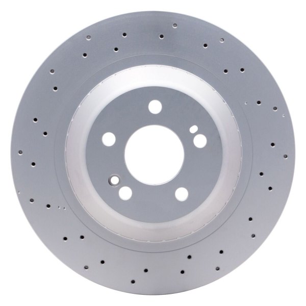 R1 Concepts® - Carbon GEOMET™ Drilled 1-Piece Rear Brake Rotor