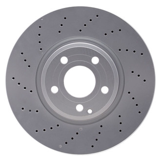 R1 Concepts® - Carbon GEOMET™ Drilled 1-Piece Front Brake Rotor