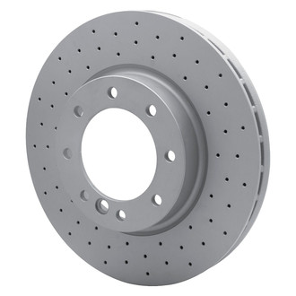 R1 Concepts® - Carbon GEOMET™ Drilled 1-Piece Front Brake Rotor