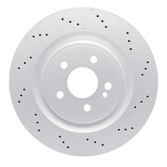 R1 Concepts® - GEO-Carbon™ Drilled 1-Piece Rear Brake Rotor