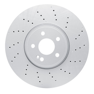 R1 Concepts® - Carbon GEOMET™ Drilled 1-Piece Front Brake Rotor