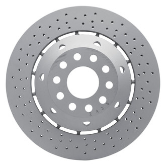 R1 Concepts® - GEO-Carbon™ Drilled 1-Piece Rear Passenger Side Brake Rotor