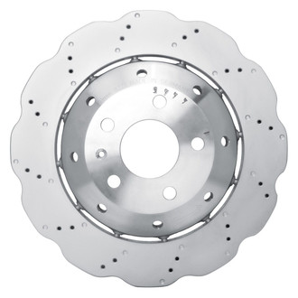 R1 Concepts® - Carbon GEOMET™ Drilled 1-Piece Rear Brake Rotor