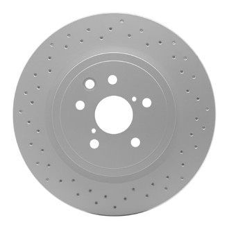 R1 Concepts® - Carbon GEOMET Series Drilled Brake Rotors