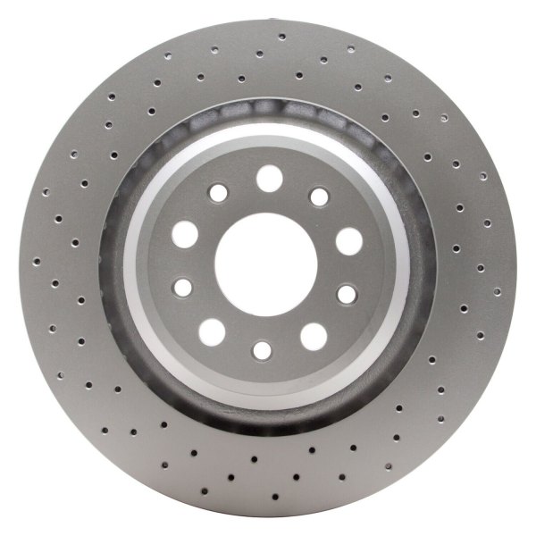 R1 Concepts® - Carbon GEOMET™ Drilled 1-Piece Rear Brake Rotor