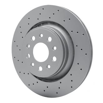 R1 Concepts® - Carbon GEOMET Series Drilled Brake Rotors