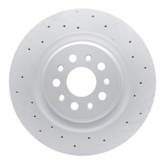 R1 Concepts® - Carbon GEOMET™ Drilled 1-Piece Rear Brake Rotor
