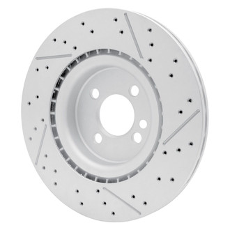 R1 Concepts® - GeoSpec™ Drilled and Slotted 1-Piece Front Brake Rotor