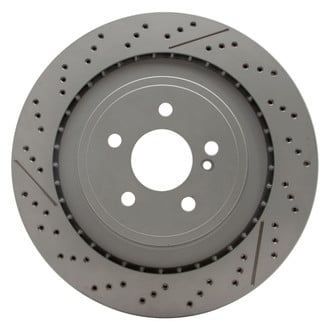 R1 Concepts® - GeoSpec™ Drilled and Slotted 1-Piece Rear Brake Rotor