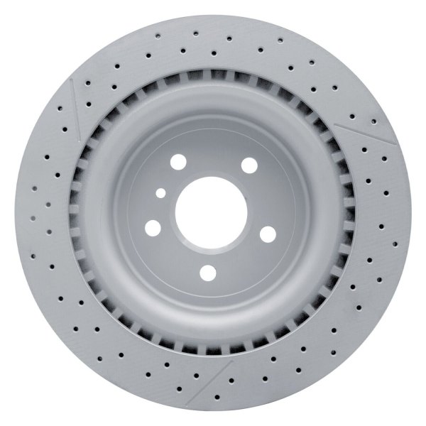 R1 Concepts® - GeoSpec™ Drilled and Slotted 1-Piece Rear Brake Rotor