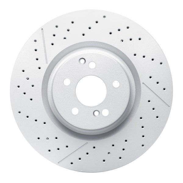 R1 Concepts® - GeoSpec™ Drilled and Slotted 1-Piece Rear Brake Rotor