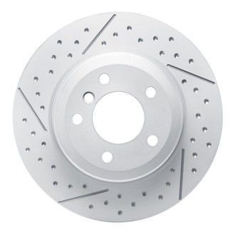 R1 Concepts® - GeoSpec™ Dimpled and Slotted 1-Piece Rear Brake Rotor