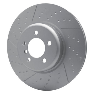 R1 Concepts® - GeoSpec™ Dimpled and Slotted 1-Piece Front Brake Rotor
