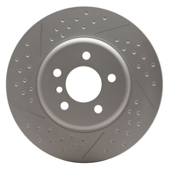 R1 Concepts® - GeoSpec™ Dimpled and Slotted 1-Piece Rear Brake Rotor