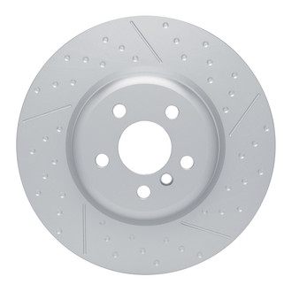 R1 Concepts® - GeoSpec™ Dimpled and Slotted 1-Piece Rear Passenger Side Brake Rotor