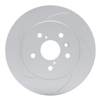 R1 Concepts® - GeoSpec™ Slotted 1-Piece Rear Driver Side Brake Rotor