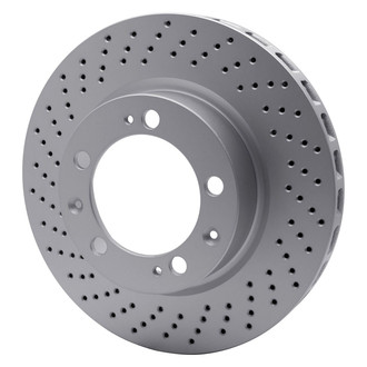 R1 Concepts® - GeoSpec™ Drilled 1-Piece Front Driver Side Brake Rotor