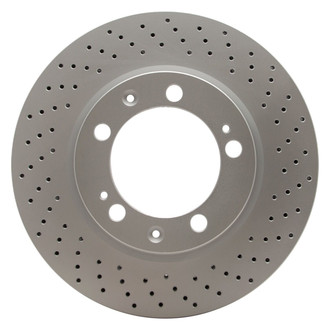 R1 Concepts® - GeoSpec™ Drilled 1-Piece Front Passenger Side Brake Rotor
