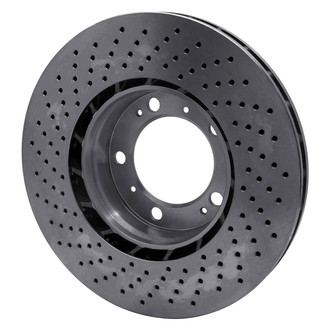 R1 Concepts® - GeoSpec™ Drilled 1-Piece Front Passenger Side Brake Rotor