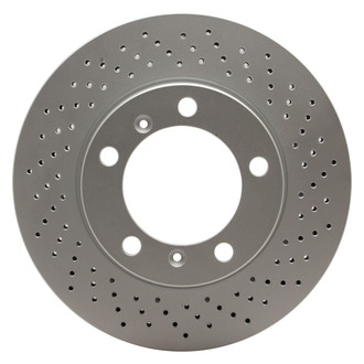 R1 Concepts® - GeoSpec™ Drilled 1-Piece Front Passenger Side Brake Rotor