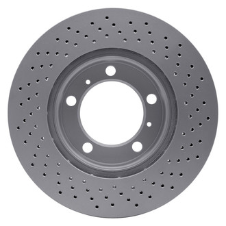 R1 Concepts® - GeoSpec™ Drilled 1-Piece Front Driver Side Brake Rotor